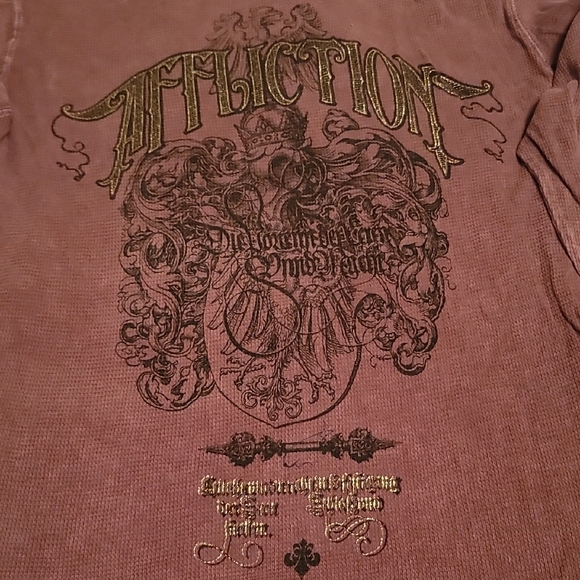 Affliction Other - Affliction Men Large Brown and Gold Long Sleeve Shirt